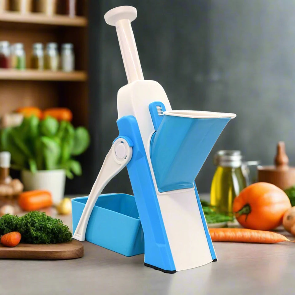 Vegetable Chopper – Adjustable Hand Press Slicer | BLYVIK