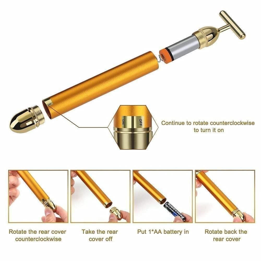 Blyvik™ Vibrating Facial Roller for Instant Glow & Face Lift