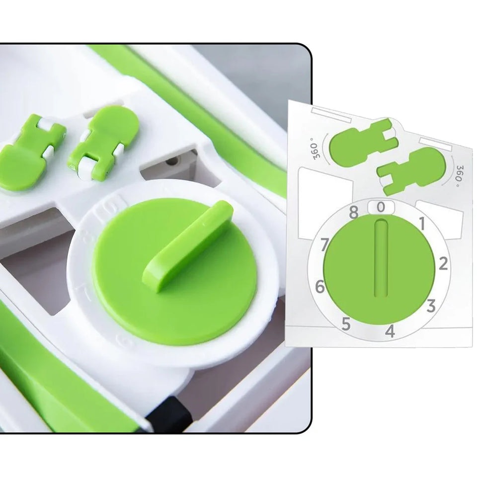 Vegetable Chopper – Adjustable Hand Press Slicer | BLYVIK
