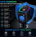 LumiDrive 4X Retractable Car Charger