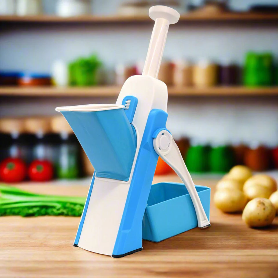 Vegetable Chopper – Adjustable Hand Press Slicer | BLYVIK