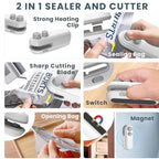 AeroSeal Pro™ | 2-in-1 Heat Sealer & Bag Cutter