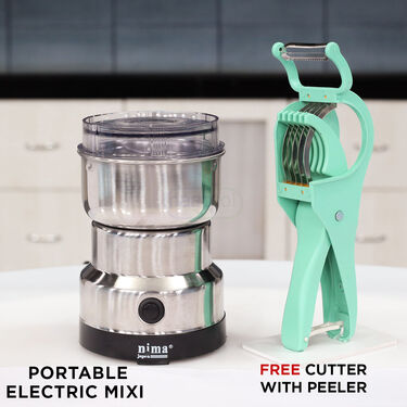 Portable Electric Mixi + FREE Cutter with peeler Blyvik