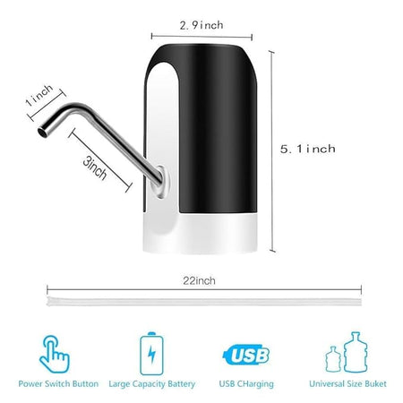 Automatic Wireless Water Can Dispenser Pump for 20 Litre Bottle