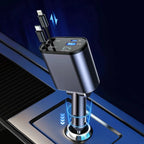 LumiDrive 4X Retractable Car Charger